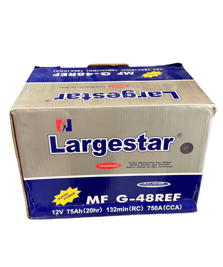 Batería LARGESTAR G-48 R 75 Amperes - Imagen 3