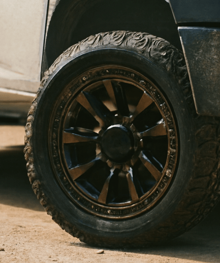 Llanta LX1453 Matte Black Machined Bronze Tinted 17X9 | Aro 17 – 6X139,7 – ET0 - Imagen 4
