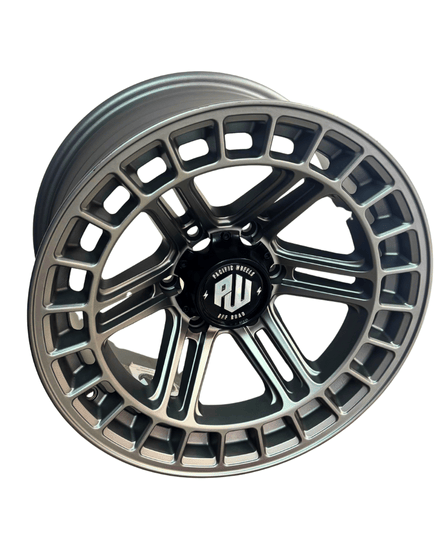 Llanta Pacific Wheels Off Road Silver 16X9 | Aro 16 – 6X139,7 – ET110 - Imagen 2
