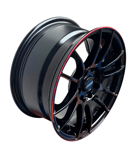 Llanta SH-D1126 R123 Black Red Lip 15X7 | Aro 15 – 8X100/114,3 – ET38 - Imagen 2